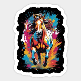 colorful horse Sticker